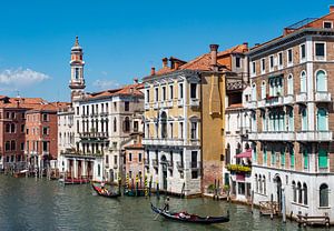 Blick auf den Canal Grande in Venedig Italien