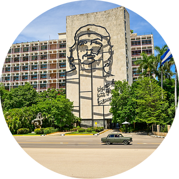 Che Guevara, Plaza de la Revolucion, Havana van Theo Groote