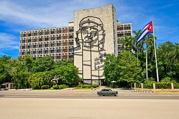 Che Guevara, Plaza de la Revolucion, Havanna von Theo Groote