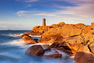 Roze Granietkust, Bretagne, Frankrijk 3 van Adelheid Smitt