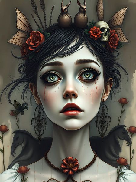 Gothic beauty by haroulita