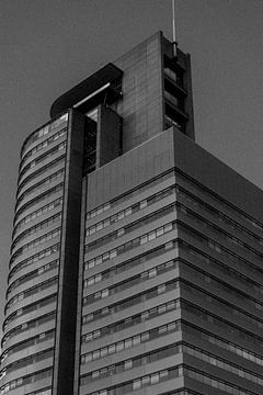 Een constructie in het Zwart- Wit | Rotterdam | Nederland Reisfotografie van Dohi Media