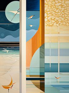 Abstrakter Strand