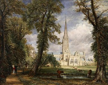 Salisbury Cathedral from the Bishop's Garden, John Constable