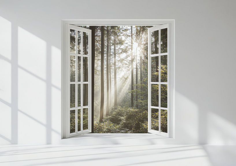 forest view from the living room by Egon Zitter
