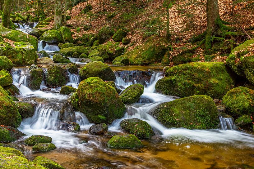 Gertelbach waterfalls by Puravida - Photography and photo art