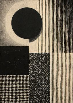 Geometrische abstractie en texturen van Niklas Maximilian