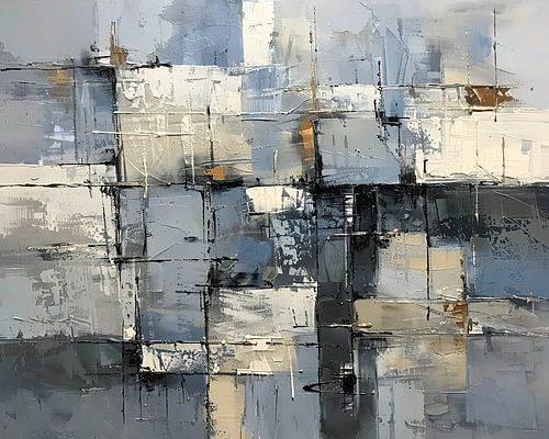 City Abstract | Chrome Silhouettes