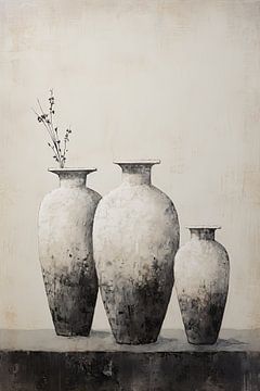 Stilleben aus Keramik von Bert Nijholt