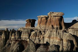 Bisti badlands in winter New Mexico, USA by Frank Fichtmüller