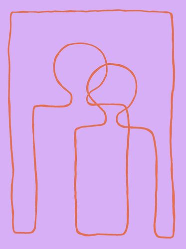 Together One, Purple/Cadmium Orange