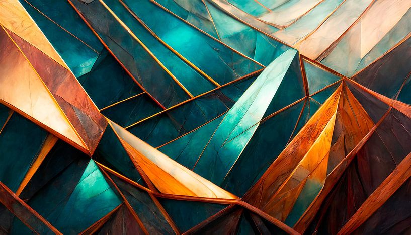 Shapes with different colours by Mustafa Kurnaz