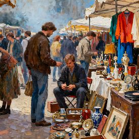 Schatten op de rommelmarkt van Kristin M