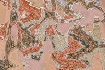 Abstrakte Formen und Linien aus Farbe