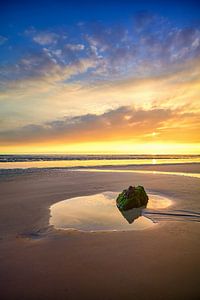 Ruhige Abendstimmung am Strand