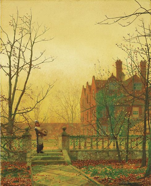 Herfst Goud, John Atkinson Grimshaw van Meesterlijcke Meesters