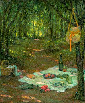 Eine Pause im Wald, Gerberoy, Henri Le Sidaner