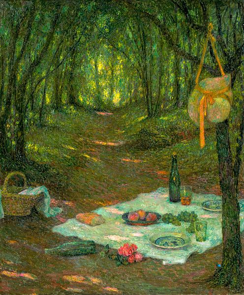 Une pause dans les bois, Gerberoy, Henri Le Sidaner par Des maîtres magistraux