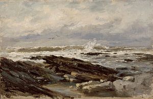 Paysage de Carlos de Haes-Seagull, Mouette, Paysage antique