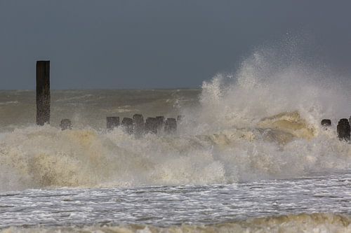 Storm at the North Sea