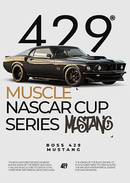Boss 429 Mustang by Ali Firdaus