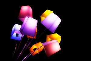 Glow festival gekleurde lampen von Greetje van Son
