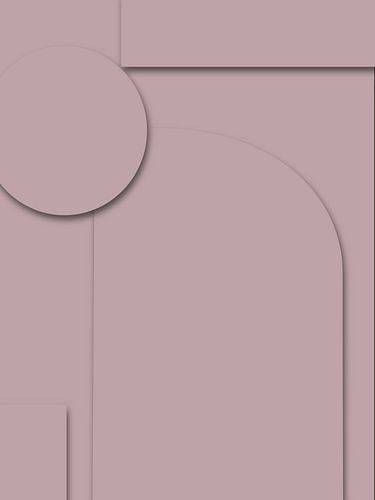 Nuance minimaliste de lilas d'art
