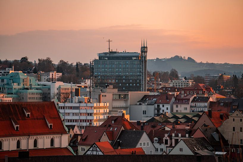 the last sun over Kempten by Leo Schindzielorz