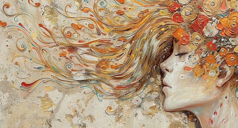 Vrouw Bloemen van Blikvanger Schilderijen