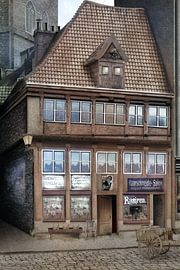 House in old Hamburg by Erwin Bak