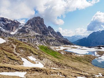 Majestueuze Drie Torens in Zuid-Tirol - iconisch bergmassief van de Dolomieten, spectaculair in licht, vorm en alpine landschap van Miriam Schwarzfischer Fotografie