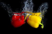 Splashing paprika's!