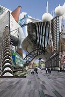 Collage Eindhoven City. Highlights of the city.