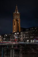 Verlichte pracht van de Sint-Christoffelkathedraal in Roermond