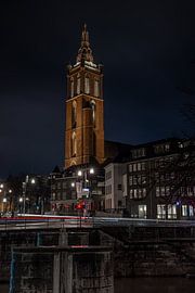 Illuminated splendour of St Christopher's Cathedral in Roermond by Triki Photography