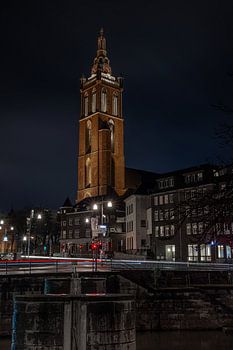Verlichte pracht van de Sint-Christoffelkathedraal in Roermond