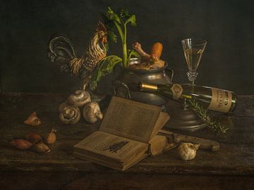 Coq au vin blanc by Miriam Meijer, en pleine campagne.....