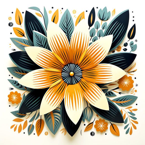 Splendeur florale enchanteresse par ByNoukk