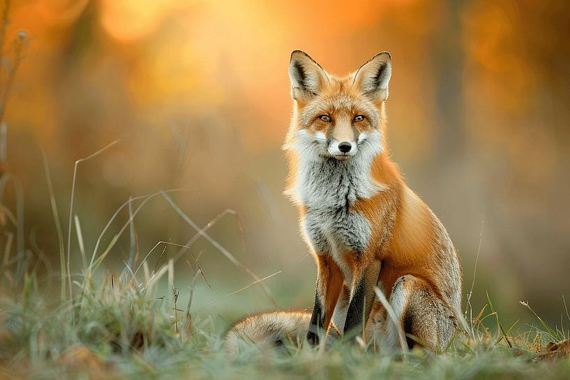 Early morning | The Magical Moment of a Fox in Waking Nature by Karina Brouwer