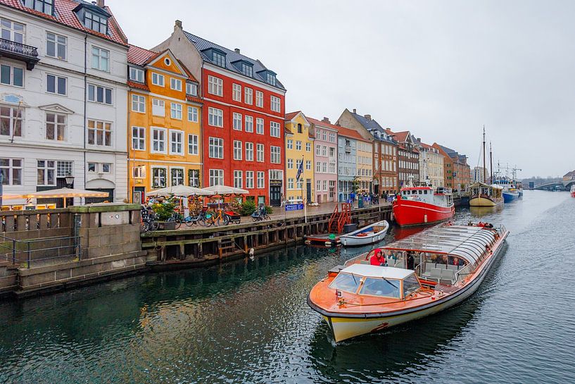 Nyhavn Kopenhagen, Denemarken van Patrick Fotografeert