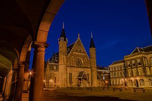 Binnenhof The Hague Knights' Hall in the evening by Marjolein van Middelkoop