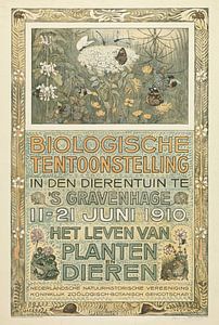 Plakat der biologischen Ausstellung, Theo van Hoytema