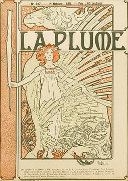La Plume by Alphonse Mucha by Peter Balan