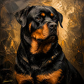 Rottweiler von Johannas Art Creations