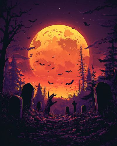 Cimetière d'Halloween
