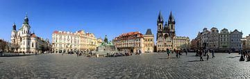 Prague - Place de la vieille ville (panorama)