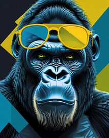 Gorilla Neon by Liona Toussaint