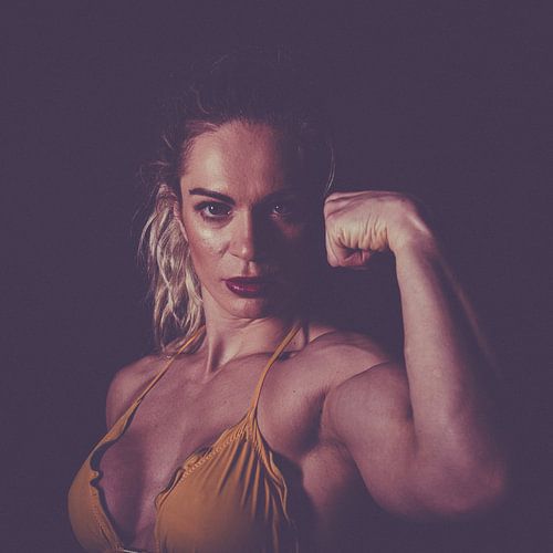 Fitness Fotografie Wanddecoratie – Zwart-Wit en Kleur Sportruimte 01