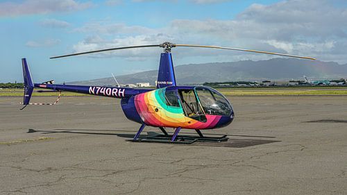 Robinson R44 Raven helikopter van Rainbow Helicopters.