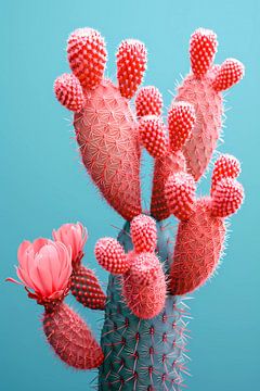 Roze cactus van haroulita